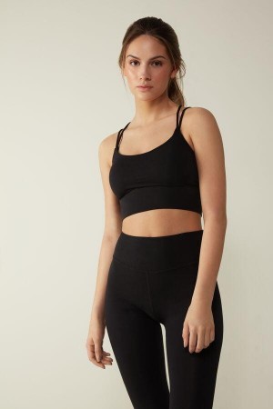 Black Women's Intimissimi In Action Padded Bras | AU2784GLJ