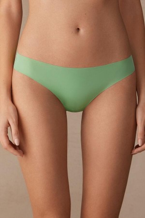 Mint Women's Intimissimi Brazilian in Seamless Ultra Light Microfiber Panties | AU1552XFU