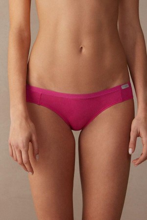 Pink Women's Intimissimi Cotton Panties | AU1659BCP